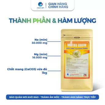 Siêu Lắng Tụ Khử Phèn Matru Grow